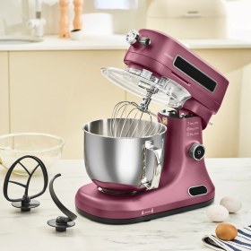 Resim Karaca Pro Artisan Zaman Ayarlı Tartılı Mutfak Şefi Royal Berry 1600 W 5 Litre 