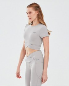Resim Skechers Performance Coll. W Short Sleeve T-Shirt Kadın Antrasit Tshirt S241133-003 