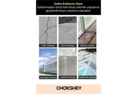 Resim Süper Güçlü Su Geçirmez Sızdırmaz Beyaz Renk Çok Amaçlı Izolasyon ve Tamir Bandı 48MM x 10M-10 Adet 