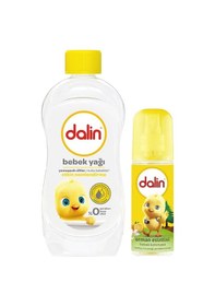 Resim Dalin Bebe Yağı 500 Ml + Dalin Bebek Kolonyası Sprey Orman Esintisi 100 Ml 