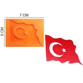 Resim Türk Bayrağı Silikon Kalıp 