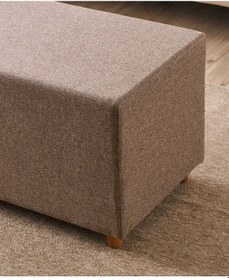 Resim Favora Urla Puf - Kahverengi Kahverengi 