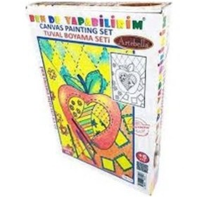 Resim Artebella Tb-11 Mandala Tuval Boyama Seti 20x30 Cm 