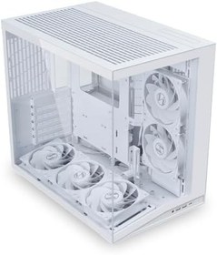 Resim Lian Li O11 Dynamic Flow Mini V2 Mid Tower mATX Kasa Beyaz (G99.O11DMIV2FW.00) 