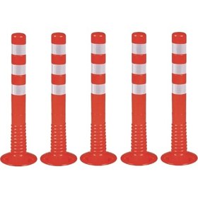 Resim Lorex Lr-0125 75 CM Şerit Ayırıcı İleri Trafik Delinatör - 5'li 