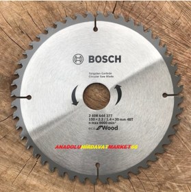 Resim Bosch Ahşap Kesme Testeresi 190mm Sunta Mdf Kesme Testeresi 48diş 