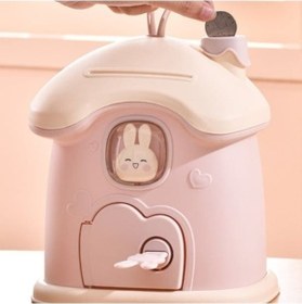 Resim Yulong Nb Sevimli Ev Baca Kumbara İle Kilit Para Banknot 