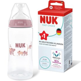 Resim Nuk First Choice 3m+ Anticolic Polipropilen Biberon Pembe 
