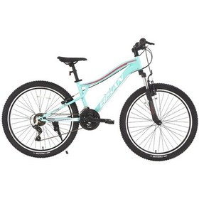 Resim Bisan Gazelle Dağ Bisikleti 37 Cm V 27,5 Jant 21 Vites Turkuaz Koyu Pembe Turkuaz - Koyu Pembe 