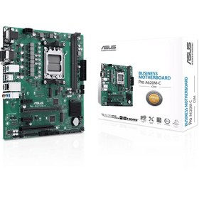 Resim ASUS MB PRO A620M-C-CSM AMD A620 AM5 DDR5 6400 DP HDMI DVI VGA CIFT M2 USB3.2 AURA RGB COM PCI mATX UCRETSIZ UZAKTAN YAZILIMI ASUS 5X PROTECTION III 