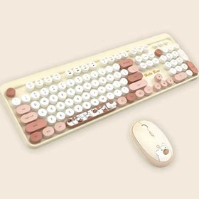 Resim Evimdeyokyok Hello Bear Sütlü Çay Klavye ve Mouse Seti 