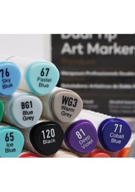 Resim Mm Premium Kutulu Çift Uçlu Resim Markerleri 24'lü Çok Renkli 