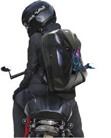 Resim ERKUGO X Ekranlı Motor Sırt Çantası, Sırt Çantası, Telefon Kontrol Kask Taşıma Çantası, Led Çanta 