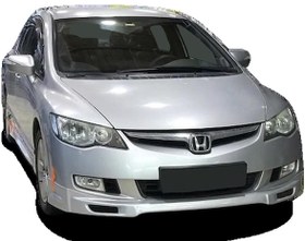 Resim Honda Civic Fd6 (2006-2009) Makyajsız Kasa İçin Makyajlı Ön Tampon Ek (Plastik) 