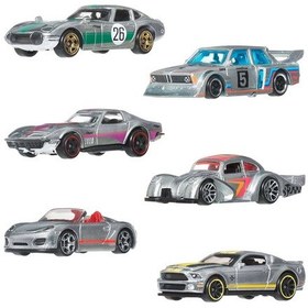 Resim Jlb26 Hot Wheels Zamac Temalı 6lı Araç Paketi 1:64 