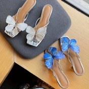 Resim 2 adet Tatil Stili Kelebek Çiçek Ayakkabı Klipsleri, Çıkarılabilir Tasarım DIY Ayakkabı Aksesuarları Şık Plaj Tatili Bohem Moda Süslemeleri Sandaletler, Yüksek Topuklu Ayakkabılar, Kaykay Ayakkabıları, Kanvas Botlar için Uygun 