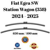 Resim Fiat Egea Sw Station Wagon 358 2024 2025 Uyumlu Ön Cam Silecek Süpürgesi Takımı 650/400mm Silbak Sb2616c 