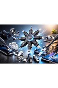 Resim bbtech 8 Parça Elektronik Temizleme Kiti Telefon Kulaklık Klavye Tablet Laptop Temizlik Seti Çok Fonksiyonlu 