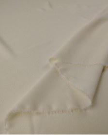 Resim Krem Renkte Krep Şifon Kumaş En: 140cm-11437 