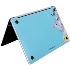 Resim Apple Uyumlu MacBook Pro Kılıf 13inç M1-m2 Sticker Kaplama Laptop Koruyucu A2338 İle Animal03 Açık Yeşil 