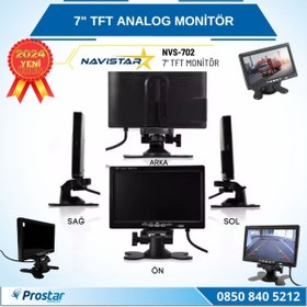 Resim Navistar 7" TFT 2 Adet Video Girişli Analog Monitör 