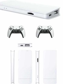 Resim Genel Markalar DEPOMIX 3D Çift Oyun Kollu 4K HD Ekran Nostaljik 20.000 Oyunlu Beyaz Game Box 