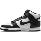 Resim Nike Dunk High "Black White Erkek Sneaker Dd1399 105-Siyah-43 Nike