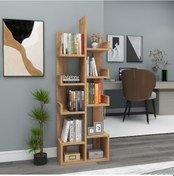 Resim Pamfilya 10 Bölmeli/raflı Kitaplık Atlantik Çam 