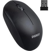 Resim Everest Smw-88 USB Siyah 1200 Dpı 2.4ghz Kablosuz Mouse 