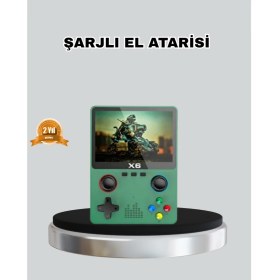 Resim Zero Land Sptrns Retro Taşınabilir Konsol 3.5 IPS Ekran Ergonomik Çift Lr Kontrollü 