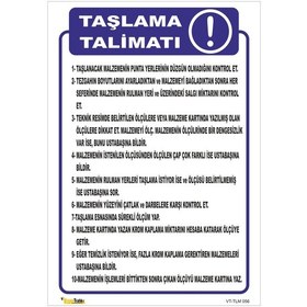 Resim TAŞLAMA TALİMATI TLM 056 