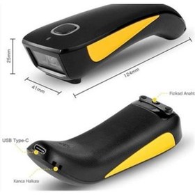 Resim Genel Markalar Tiger Perkon BS92 2D Karekod Bluetooth+2.4 Ghz Kablosuz Barkod Okuyucu 