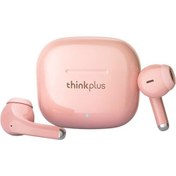 Resim Vkemall Lenovo Lp40 Pro Pembe Bluetooth Kulaklık: Bt 5.1, 13mm Çift Frekans, Uzun Pil, Yarı Girişli, Otomatik Bağlanma, Konforlu Taşınım 