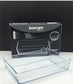 Resim Paşabahçe 59964 Borcam Dikdörtgen Tepsi 