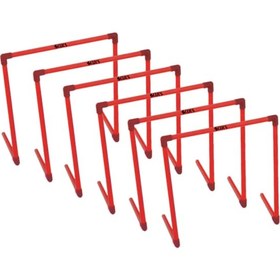 Resim Scucs Geçmeli Engel 60 Cm 6'lı Set Kırmızı 