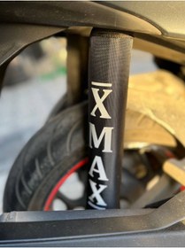 Resim Motobros Yamaha Xmax Amortisör Çorabı Su Ve Çamur Geçirmez Reflektörlü 