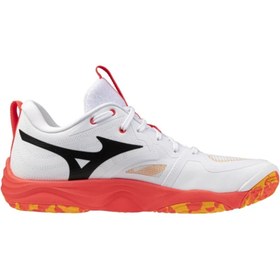 Resim MIZUNO Wave Momentum Elite Unisex Voleybol Ayakkabısı Beyaz 