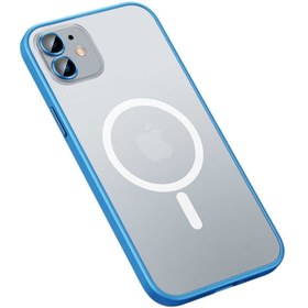 Resim Apple Iphone 12 Uyumlu Kılıf Lens Koruyuculu Tacsafe Destekli Kenarları Renkli Mat Kılıf SKU: 462395 