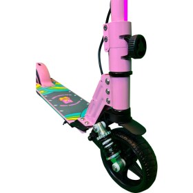 Resim SIMATE Elektrikli Çocuk Scooter - 130W, LED Işıklı, Amortisörlü (Dizlik ve Dirseklik Hediyeli) 
