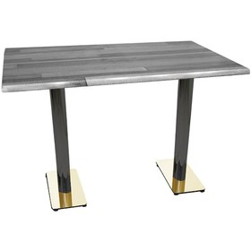 Resim Beymobilya Karanfil Gold Werzalit Masa (80X140) (532345204) 