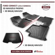 Resim Rizline Ford Connect 2014 Sonrası 3D Havuzlu Paspas ve Bagaj Havu 