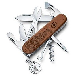 Resim Victorinox VT 1.3701.63E1 91 MM Wintermagic Ceviz Ağaç Climber Çakı 