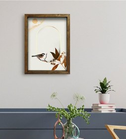 Resim Bk Gift Otel Odası Konseptli Doğal Masif Ahşap Çerçeveli Tablo 45 (551120001) 