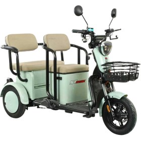 Resim Stmax Elit 540 3 Tekerli Elektrikli Moped - Su Yeşili 