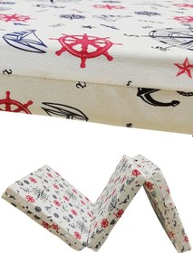 Resim Vip Katlanır Yer Yatağı 8 Cm Kalın Sünger Yatak 80x180x8 Cm-marin 