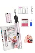 Resim İBOVİA Kablosuz Şarjlı 4 Hızlı 12 Parça Tırnak Törpü Manikür Pedikür Seti 