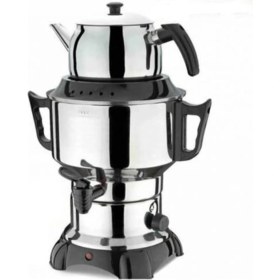 Resim Paslanmaz Çelik Semaver 60 Bardak, Sağlam ve Dayanıklı Tasarım 