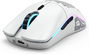 Resim Glorious Model O- Minus Kablosuz Mat Beyaz Orta\u002FKüçük El RGB Oyuncu Mouse GLO-MS-OMW-MW 