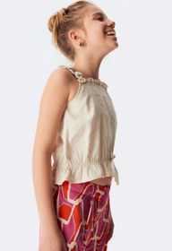 Resim nk kids 54316 Çocuk Lila Yelpaze Pantolon 