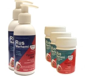 Resim Hintohu Tüy Dökücü Azaltıcı Rus Merhemi 150 ml 2 Adet + Genital Bölge Merhemi 50 ml 3 Adet 